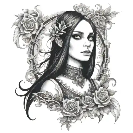 alice madness returns tattoo design idea