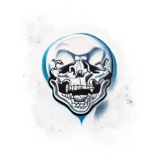 rock and roll tattoo design idea