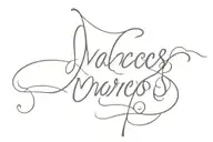 Name marcos in cursive font tattoo design idea