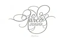 Name marcos in cursive font tattoo design idea