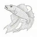 pleco outline tattoo tattoo design idea
