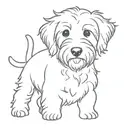 goldendoodle tattoo design idea