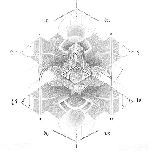 A mathematical equation representing the concept of God tattoo design idea