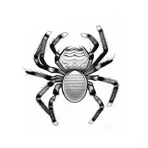 Spider tattoo design idea