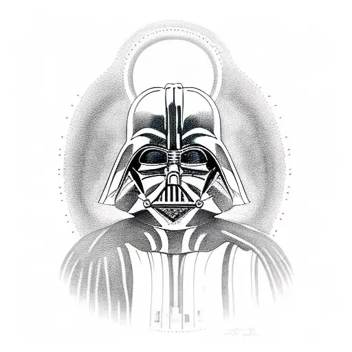 Darth Vader complete body tattoo design idea