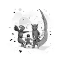 adhd climber family tattoo design idea