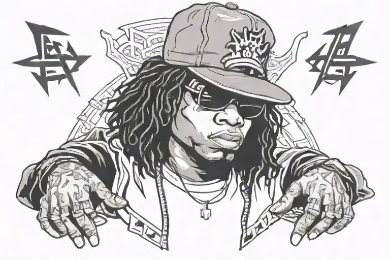Eazy-E tattoo design idea