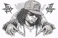 Eazy-E tattoo design idea
