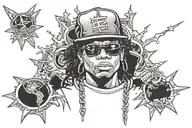 Eazy-E tattoo design idea