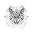 Text"ODD Strong",Color Light Blue, tattoo design idea