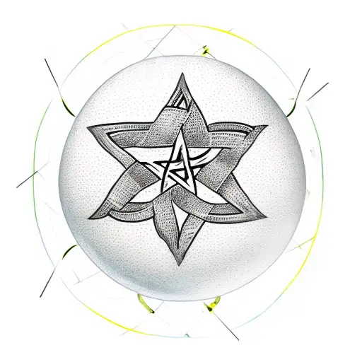  an egg that instead of yolk has a pentacle tattoo design idea