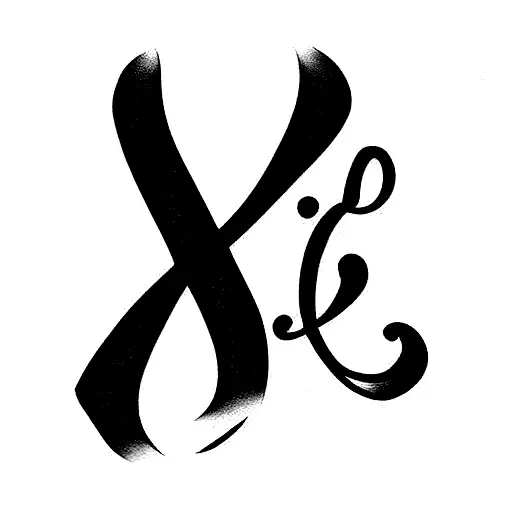 143 love tattoo with JMN initials  tattoo design idea