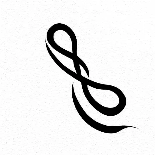 '143' with infinity symbol below it tattoo design idea