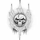 grateful dead lightning bolt tattoo design idea