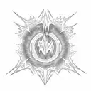 grateful dead lightning bolt tattoo design idea