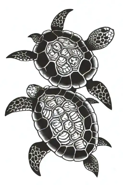 proverbs 27:9 sea turtle swimming tattoo design idea