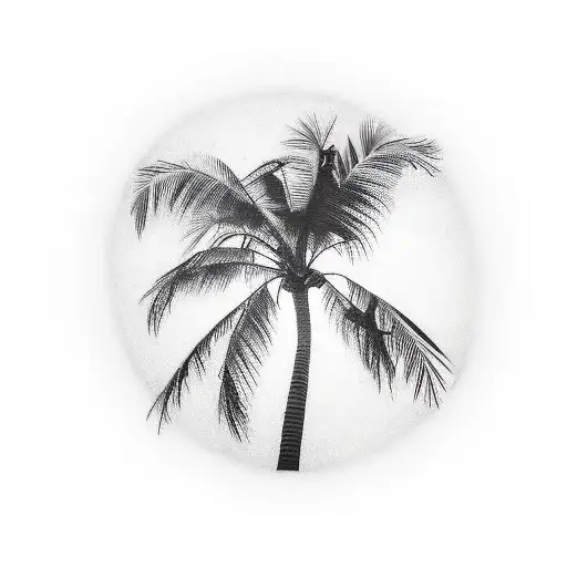 Palm Tree tattoo design idea