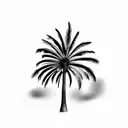 Palm Tree tattoo design idea