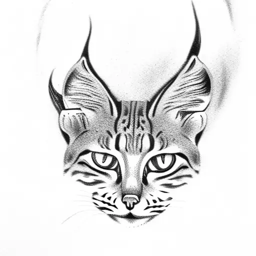 bobcat small tattoo tattoo design idea