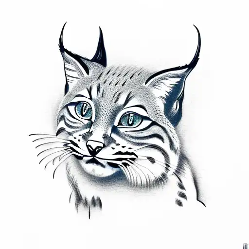 bobcat small tattoo tattoo design idea