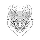 bobcat small tattoo tattoo design idea