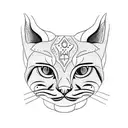 bobcat small tattoo tattoo design idea