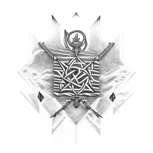 the amity affliction logo tattoo design idea