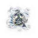 the amity affliction logo tattoo design idea