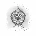 the amity affliction logo tattoo design idea