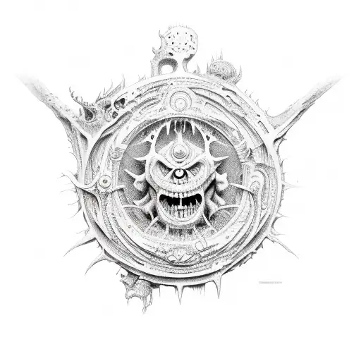necronomicon tattoo design idea