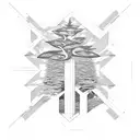 money trees tattoo design idea