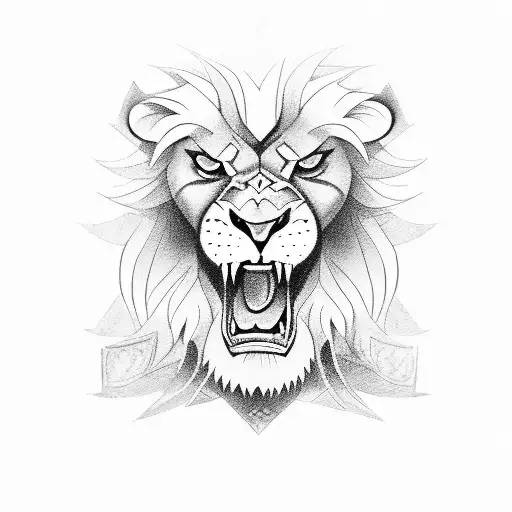 scottish lion tattoo