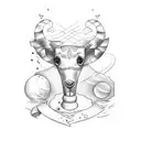 1950's milk bottle  tattoo design idea