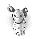 1950's milk bottle  tattoo design idea