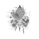 love hurts tattoo design idea