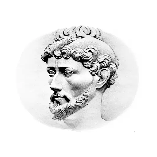 Stoic Quote from Marcus Aurelius tattoo design idea