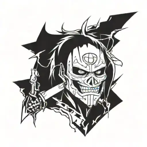 bleach anime tattoo design idea