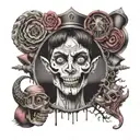 psycho tattoo design idea