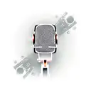 Singer  microphone Engine Steampunk tattoo design idea