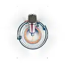 Singer  microphone Engine Steampunk tattoo design idea