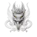 dragon, orchid, ancient greece, vikings, full arm tattoo design idea