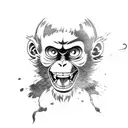 Monkey d luffy gear 4  tattoo design idea