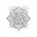 r alphabet tattoo tattoo design idea