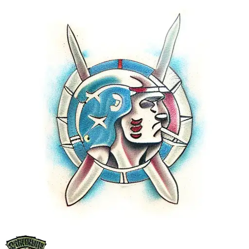 spartan warrior tattoo design idea