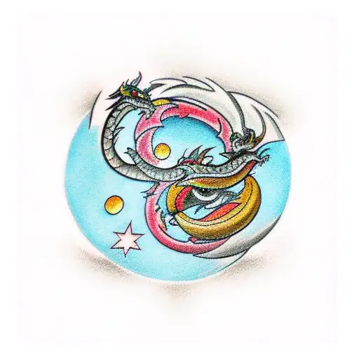 bracelet tattoo dragon ball z star 4 tattoo design idea