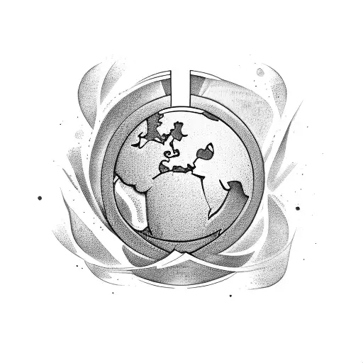 Copa del mundo trophy with a twist tattoo design idea