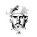 messi tattoo design idea