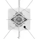 A scale with a straight line representing perfect balance tattoo design idea