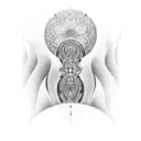 ambigram featuring nummers 420 and 046 tattoo design idea