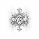 ambigram featuring nummers 420 and 046 tattoo design idea